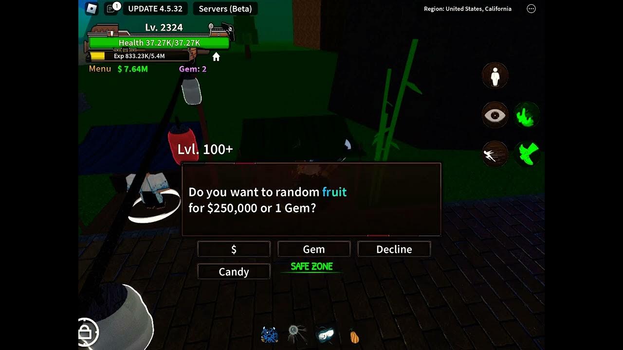 Spinning 3 fruits (king legacy) YouTube