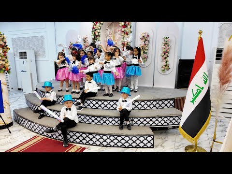 فعالية خطوة تعادل الف ميل في حفل تخرج أطفال روضة البصرة الفيحاء