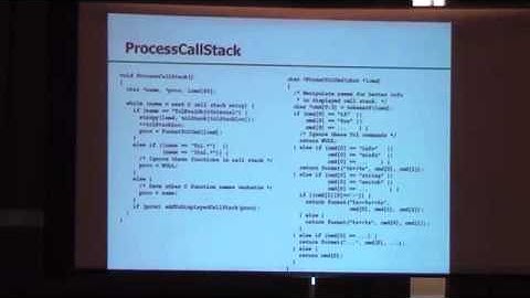 Integrated Tcl/C Performance Profiling - Chuck Pahlmeyer