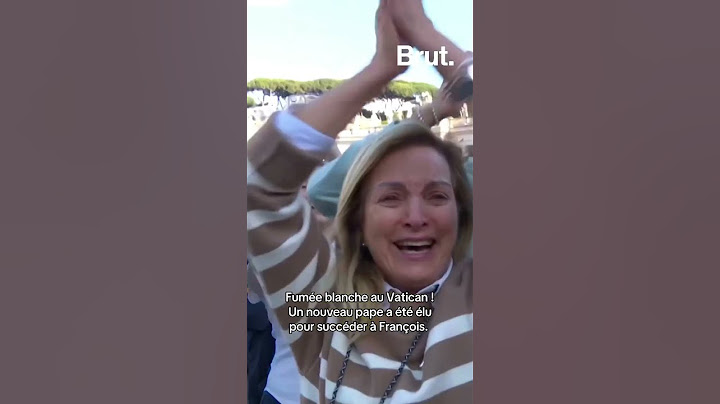 Fumée blanche au Vatican ! Un nouveau pape a été élu pour succéder à François.