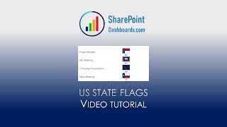 US State Flags in SharePoint Online Microsoft Lists Modern List View screenshot 2