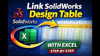 SolidWorks Design Table Tutorial | Link SolidWorks with Excel