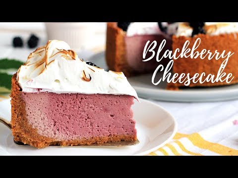 Video: Curd Cheesecake With Blackberries