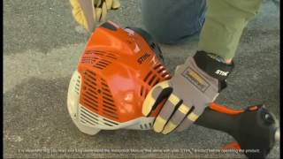 STIHL FC 70 Edger  How to Unflood