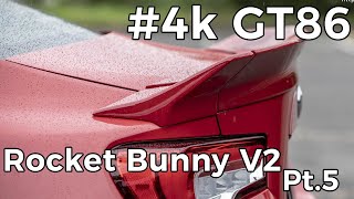 4k GT86 Rocket bunny Install Part 5 - Rear Diffuser & Liberty Walk Wing