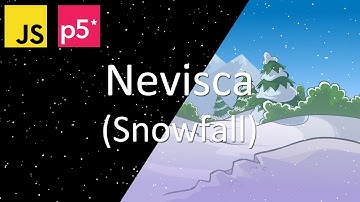 CAÍDA DE NIEVE (EFECTO) EN JAVASCRIPT [ p5.js ]