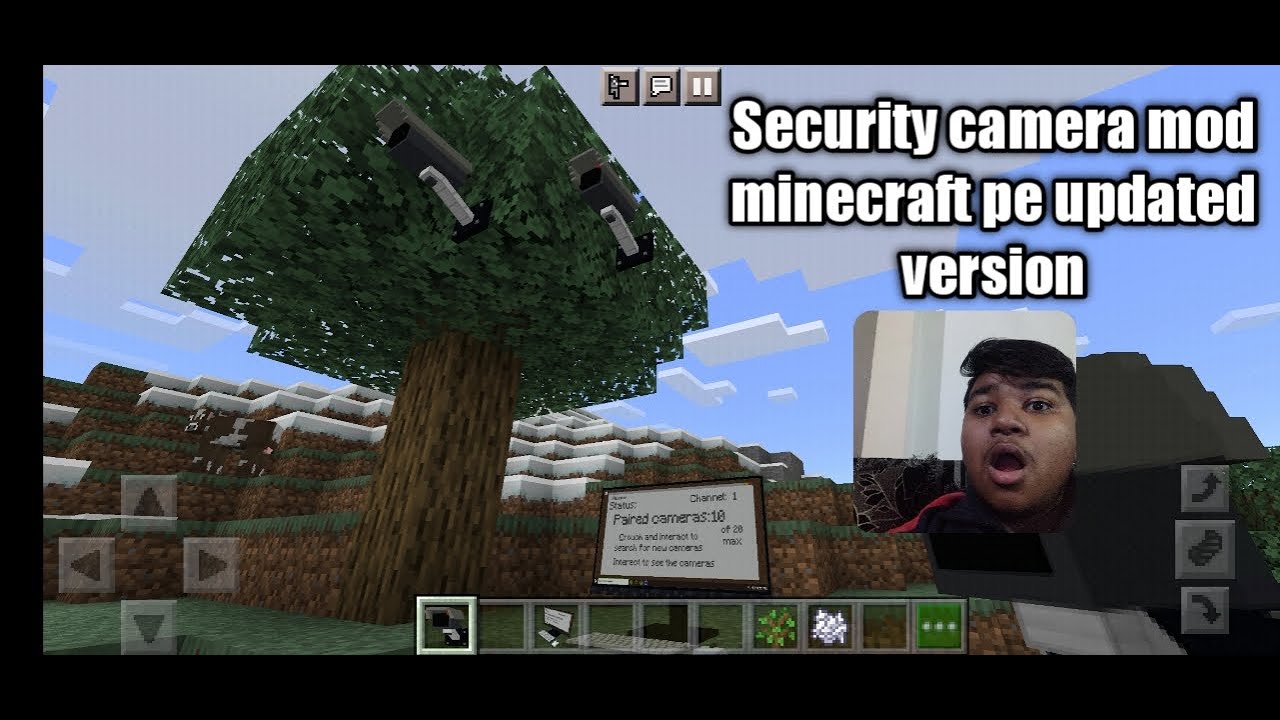 Security Camera Mod Minecraft Pe 100% working - YouTube