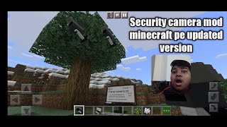 Security Camera Mod Minecraft Pe 100% working screenshot 1