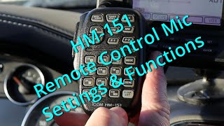 IC7100 A to Z #17 HM151 Remote Control Mic
