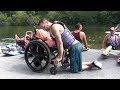How I Transfer from Floor to Wheelchair - C6/7 Incomplete Quadriplegic from Connecticut, Joe Stone