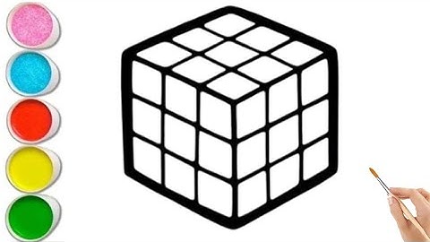 How to Draw and Paint a Rubik