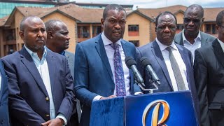 LIVE" ODM LEADERS LED BY SENATOR OBURU ODINGA, CONVENE A HIGH LEVEL DELEGATES MEETING