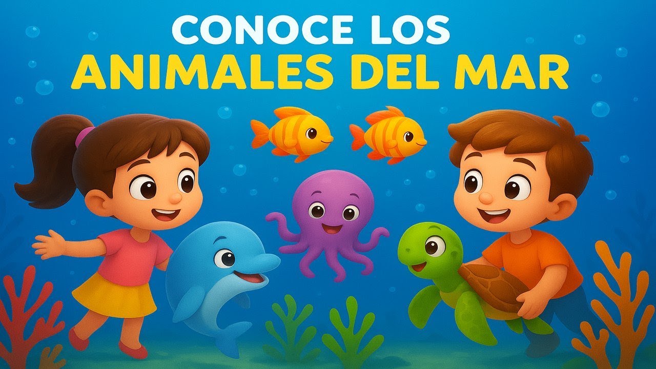 Canción Infantil Educativa y Divertida para Niños | Conoce los Animales del Mar