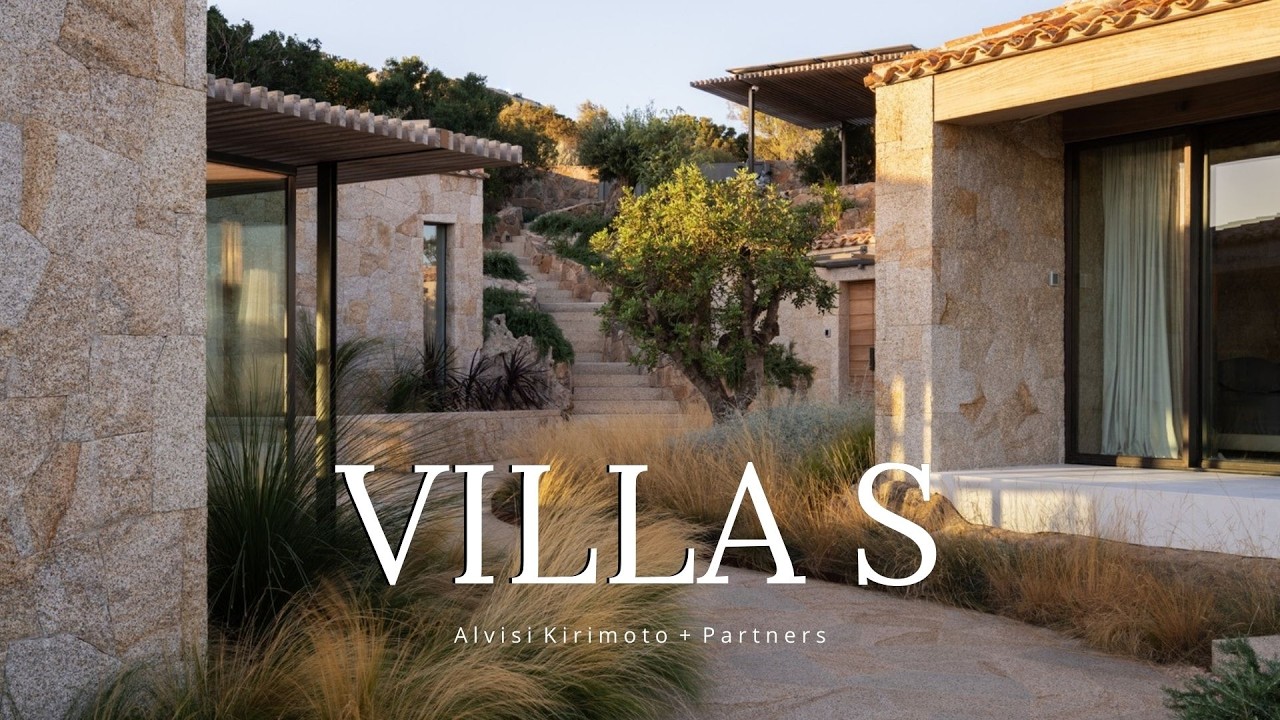 Modern Architecture Blends into Sardinia's Granite Landscape