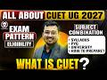 All About CUET UG 2027 | Exam Pattern, Eligibility, Subject Combination & Strategy | Suraj Sir