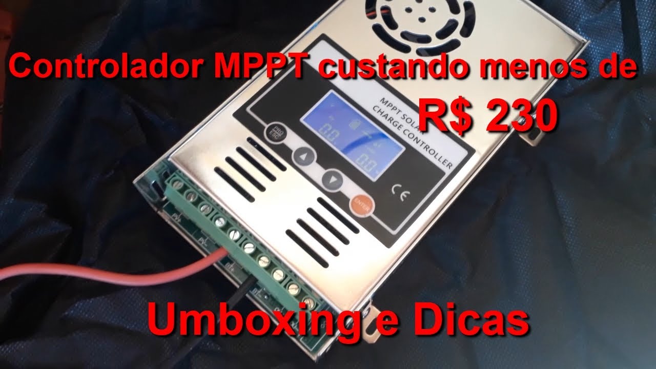 Controlador MPPT custando menos de 230 Reais !  (MPPT Real) controlador MPPT ECGSolax ! Umboxing
