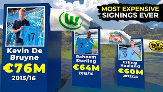 Man City's MOST EXPENSIVE Signings Ever [De Bruyne, Grealish, Haaland ...]