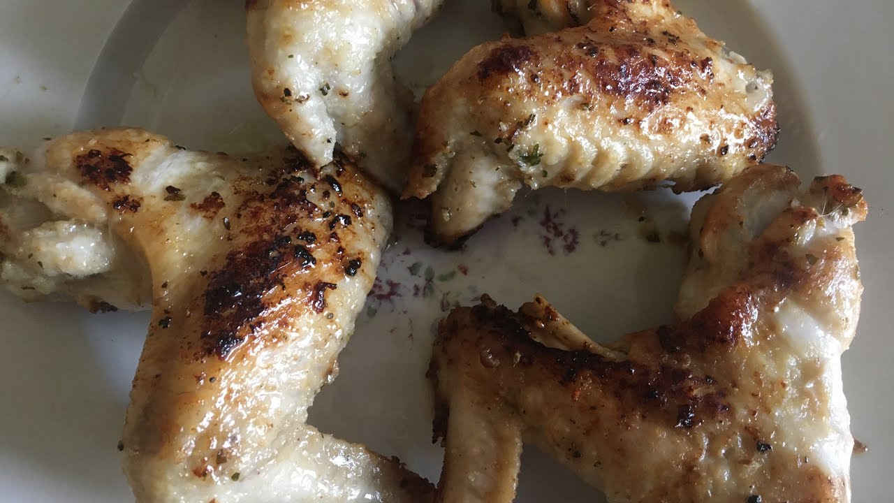 Lightly cooked chicken wings - YouTube
