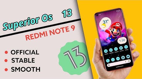 Must Try This Rom On Redmi Note 9 | Superior Os Android 13