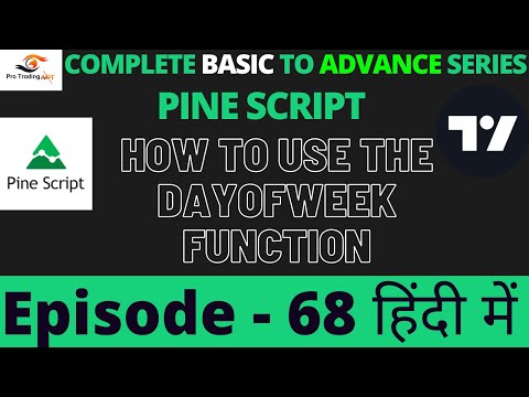 How to use the dayofweek function in pine script | Tutorial In Hindi | Episode - 68
