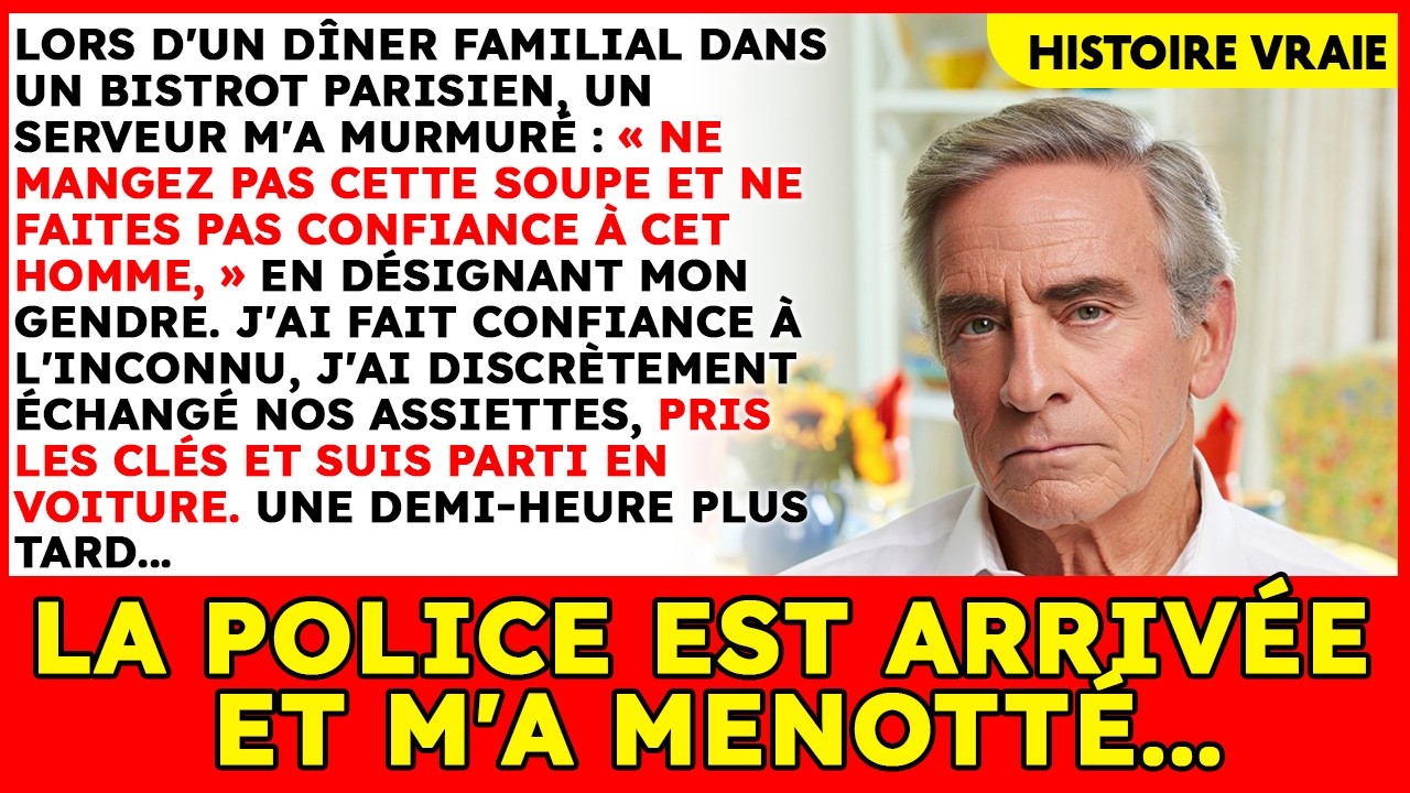 Lors D'un Dîner Familial Au Restaurant, Un Serveur M'a Chuchoté : « Ne Mangez Pas Cette Soupe ! »