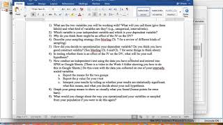 Homework 4 video key SPSS