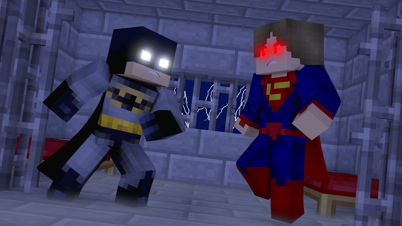 Minecraft: BATMAN vs. SUPERMAN - Ft. JazzGhost - YouTube