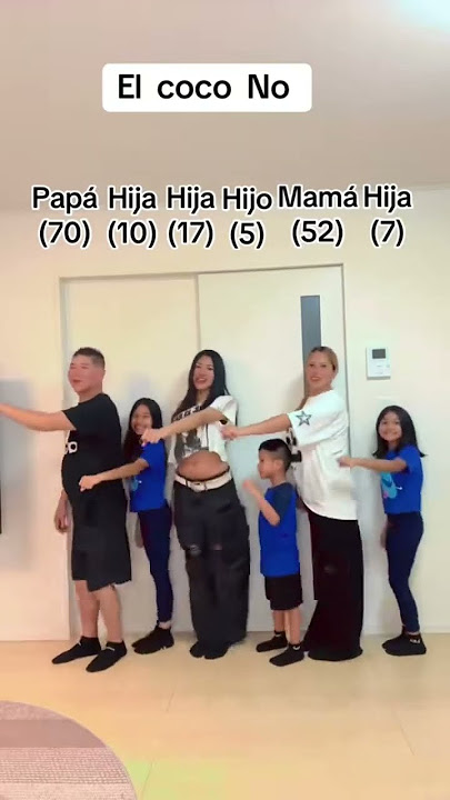 A fun family dance #elcocono #family #dance #trend #fyp
