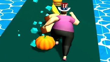 Fat Pusher gameplay android, ios level 14 | Best Android Games