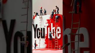 Tiny Workers Build The Youtube Logo Miniature Magic