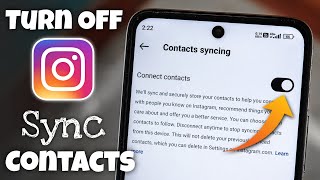 How to Turn Off Sync Contacts on Instagram 2024