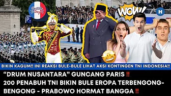 DRUM NUSANTARA GUNCANG PARIS‼️200 PENABUH TNI BIKIN BULE EROPA TERBENGONG PRABOWO HORMAT BANGGA‼️ DRUM NUSANTARA GUNCANG PARIS‼️200 PENABUH TNI BIKIN BULE EROPA TERBENGONG PRABOWO HORMAT BANGGA‼️
