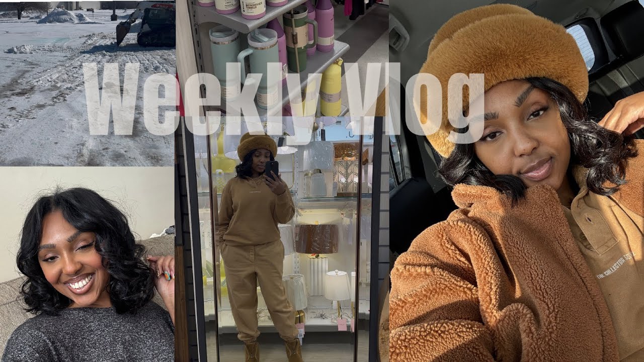 Еженедельный видеоблог | Снежный день + Закулисные съемки + Шоппинг