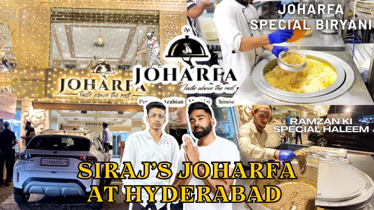 Hyderabad Best Haleem In Joharfa Restaurant 🤩(Cricketer MD Siraj’s Joharfa At Hyderabad)HYD BIRYANI😋