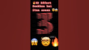 🔥secret OF😱Create STUNNING 3D Text in Adobe Illustrator! #AdobeIllustrator #3DText#youtubeshorts