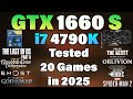 i7 4790K + GTX 1660 Super - Tested 20 Games in 2025 - YouTube