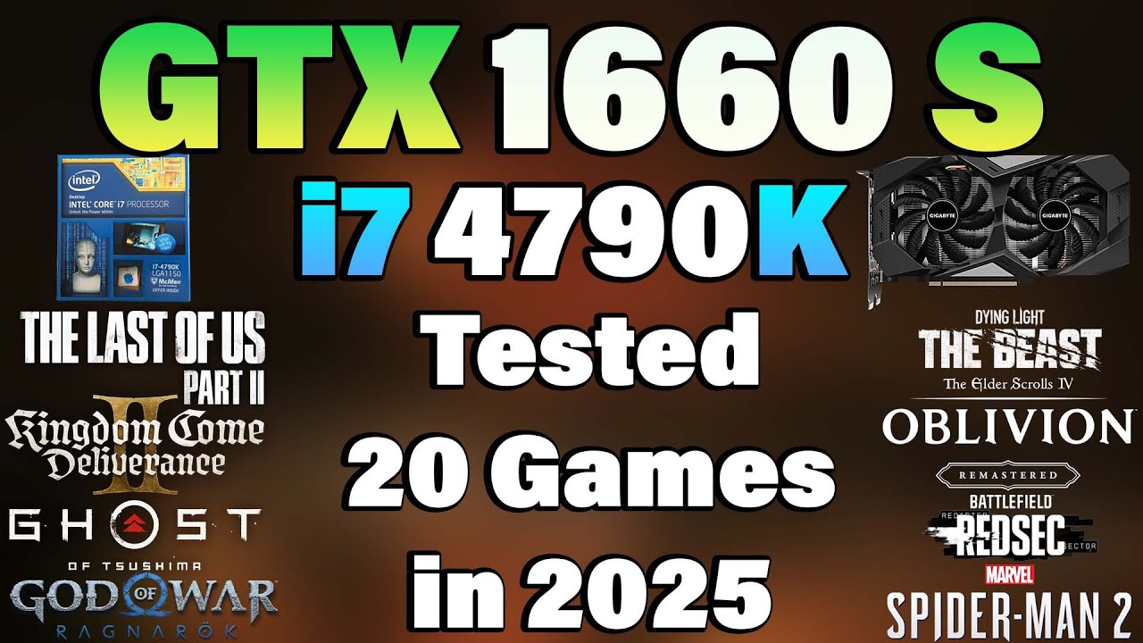 GALLERIAゲーミングPCWin 10 Core i7-4790K4.00GHZGeForce GTX 1660 Ti6GB i7 4790K + GTX 1660 Super - Tested 20 Games in 2025 - YouTube