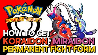 Koraidon vs Miraidon  Pokemon Scarlet & Violet Form Fight 