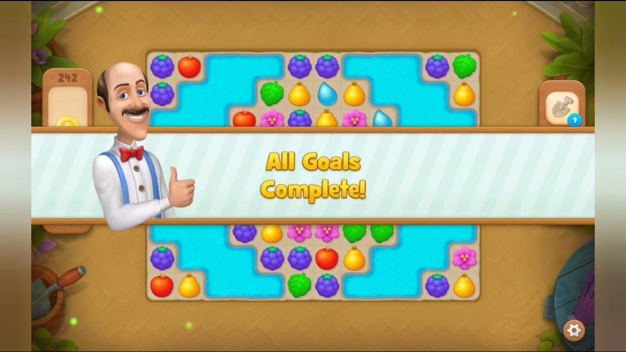 GARDENSCAPES LEVEL 241 245 gardenscapes tricks moves YouTube