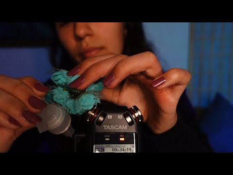 ASMR - Playing Around w/ the TASCAM (lots of sounds)