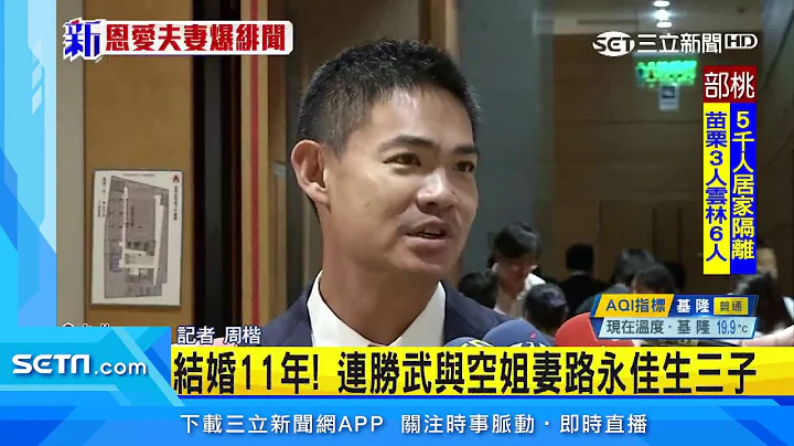 婚姻生变？连胜武遭爆与骨感美女互动亲密｜三立新闻台 - 天天要闻