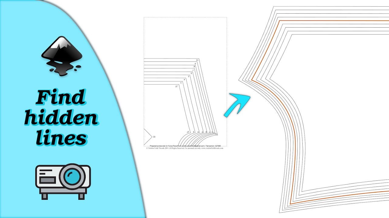 Full sewing pattern piece out of one A4 page Inkscape hack! YouTube