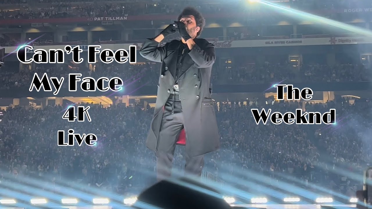 Can’t Feel My Face - Live | The Weeknd (4K) - YouTube