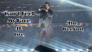 Can’t Feel My Face - Live | The Weeknd (4K)