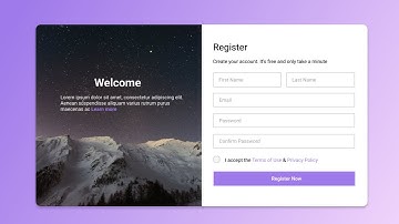 How To Make Signup Page Using Tailwind | Create Registration Form Using Tailwind CSS For Beginners
