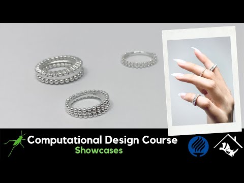 No.15_Computational Jewelry Design with Grasshopper3D & Rhino3D