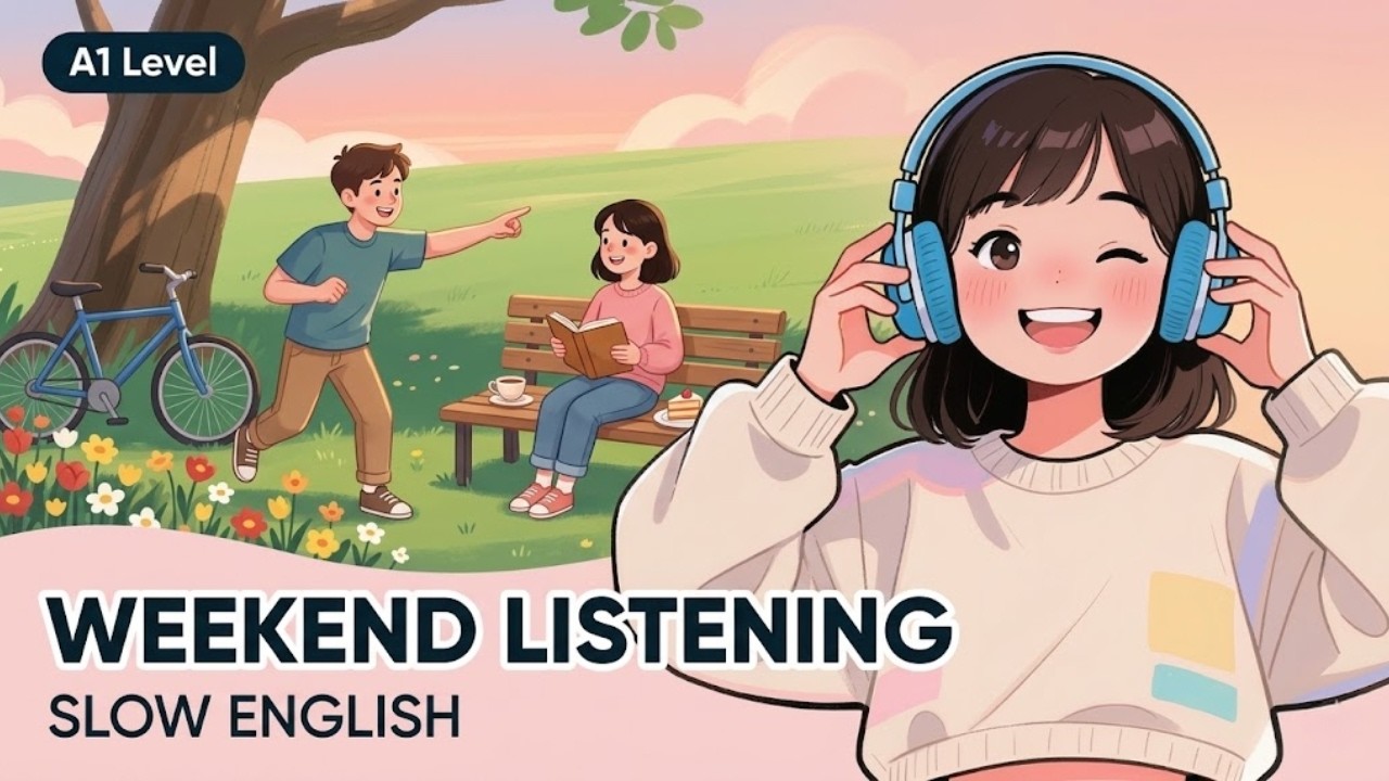 Slow English Listening Practice | Weekend Activities A1–A2 for ...