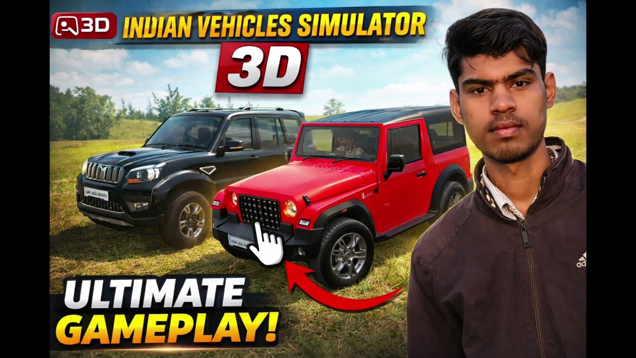 Thar VS Scorpio new update indian vehicles simulator 3d gameing 