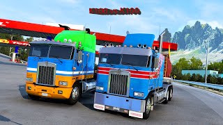 Kenworth K100 Vs K100 rutas Colombia American Truck Simulator Mods 1.47