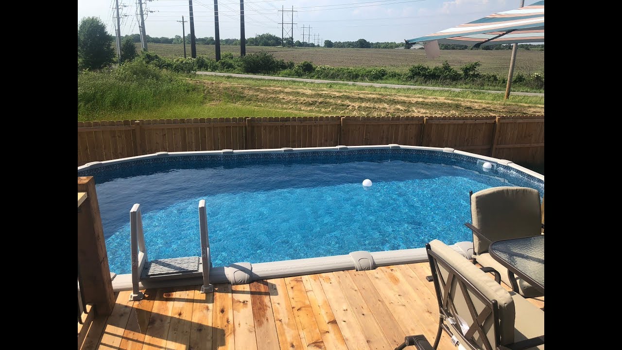 Pool Factory pool install Above Ground Pool 12X24 YouTube